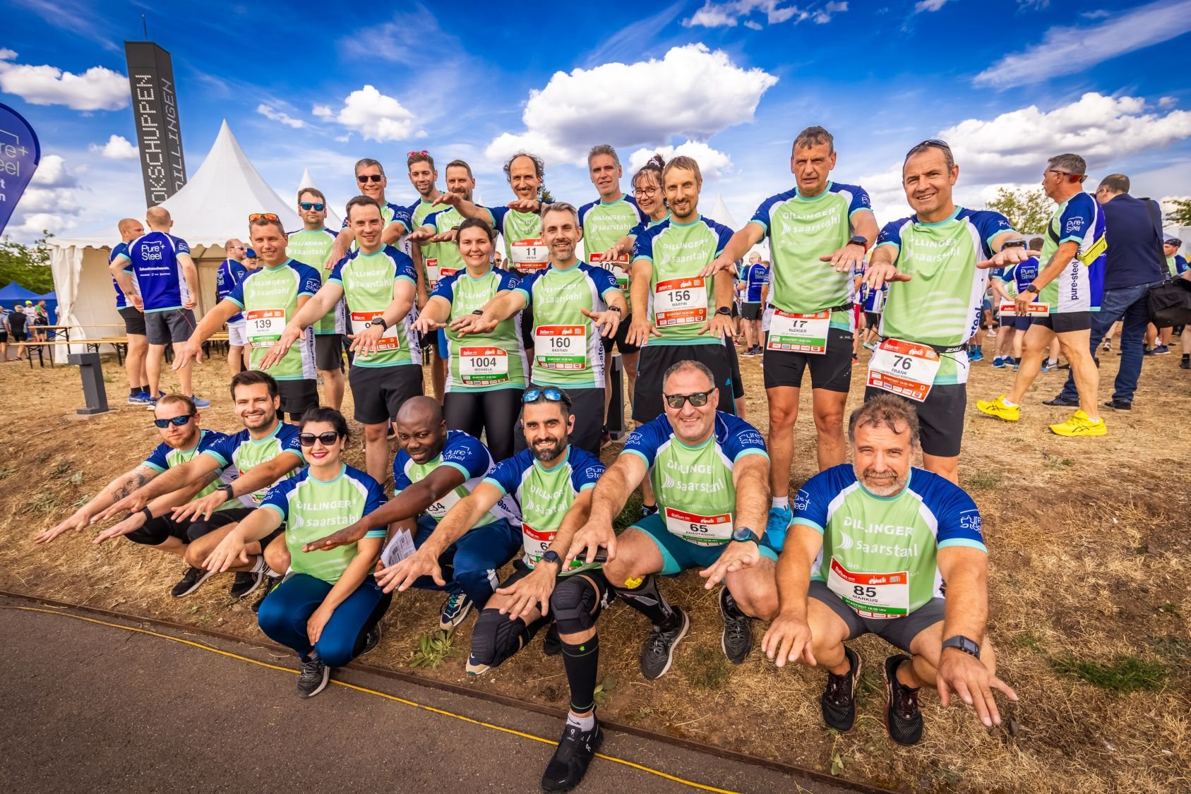 Erste Bilder vom B2Run Dillingen/Saar 2023 #gemeinsamaktiv