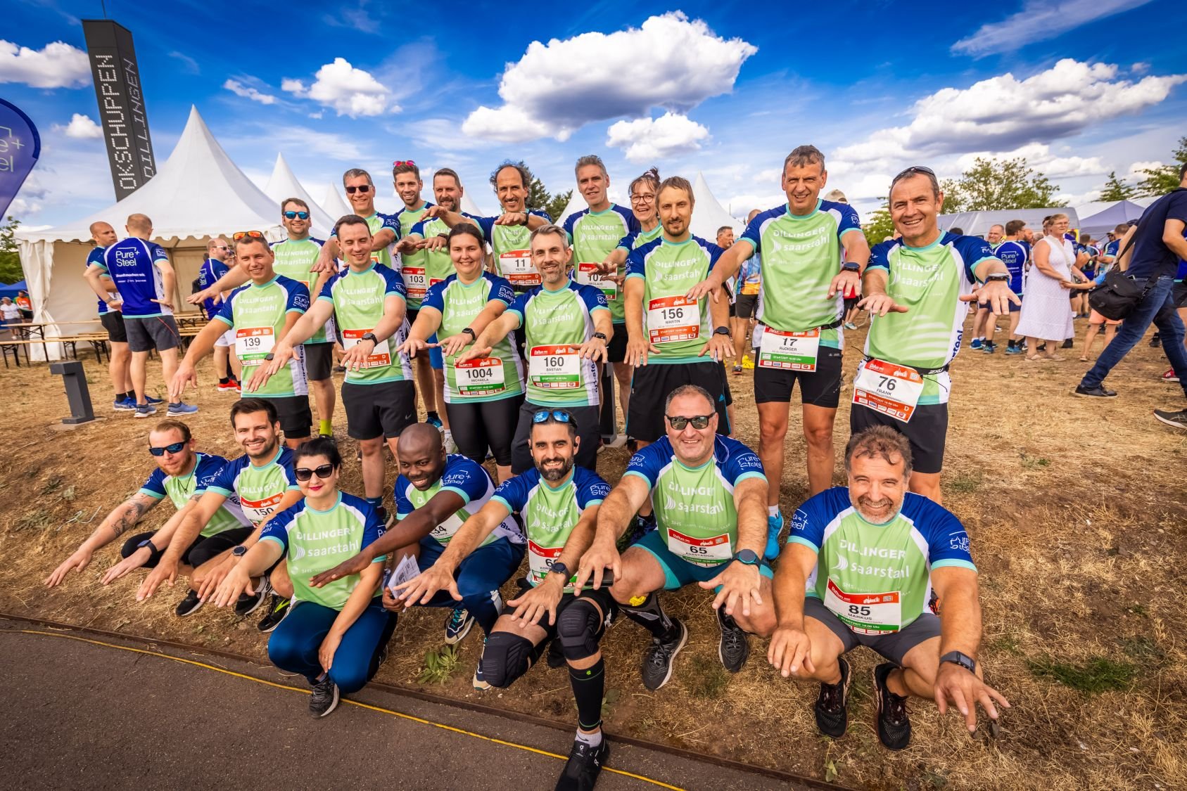 Erste Bilder vom B2Run Dillingen/Saar 2023 #gemeinsamaktiv