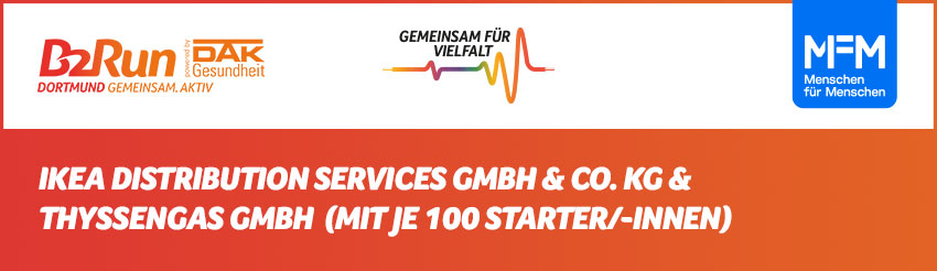 Größtes Charity Team beim B2Run Dortmund