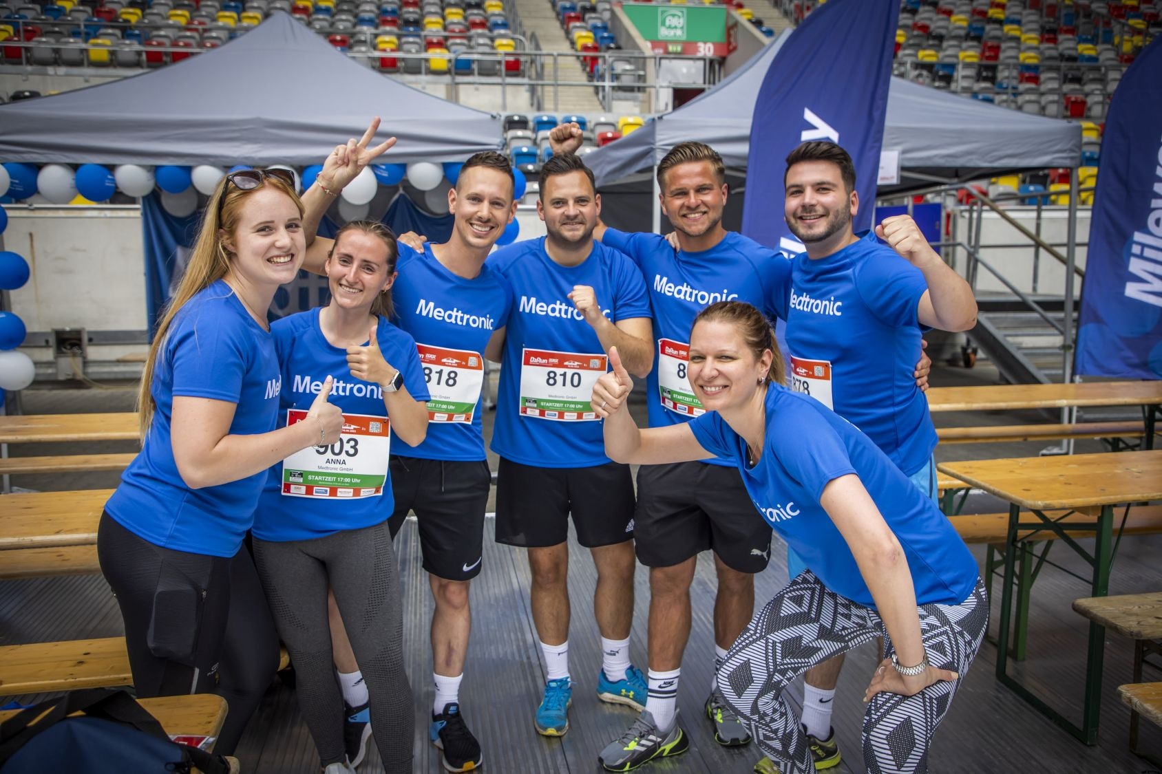  Erste Bilder und Impressionen vom B2Run Düsseldorf 2022 #gemeinsamaktiv Bildidee 