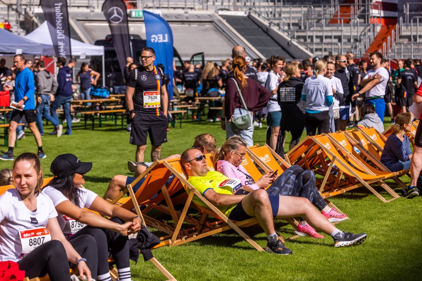 Erste Bilder und Impressionen vom B2Run Düsseldorf 2023 #gemeinsamaktiv