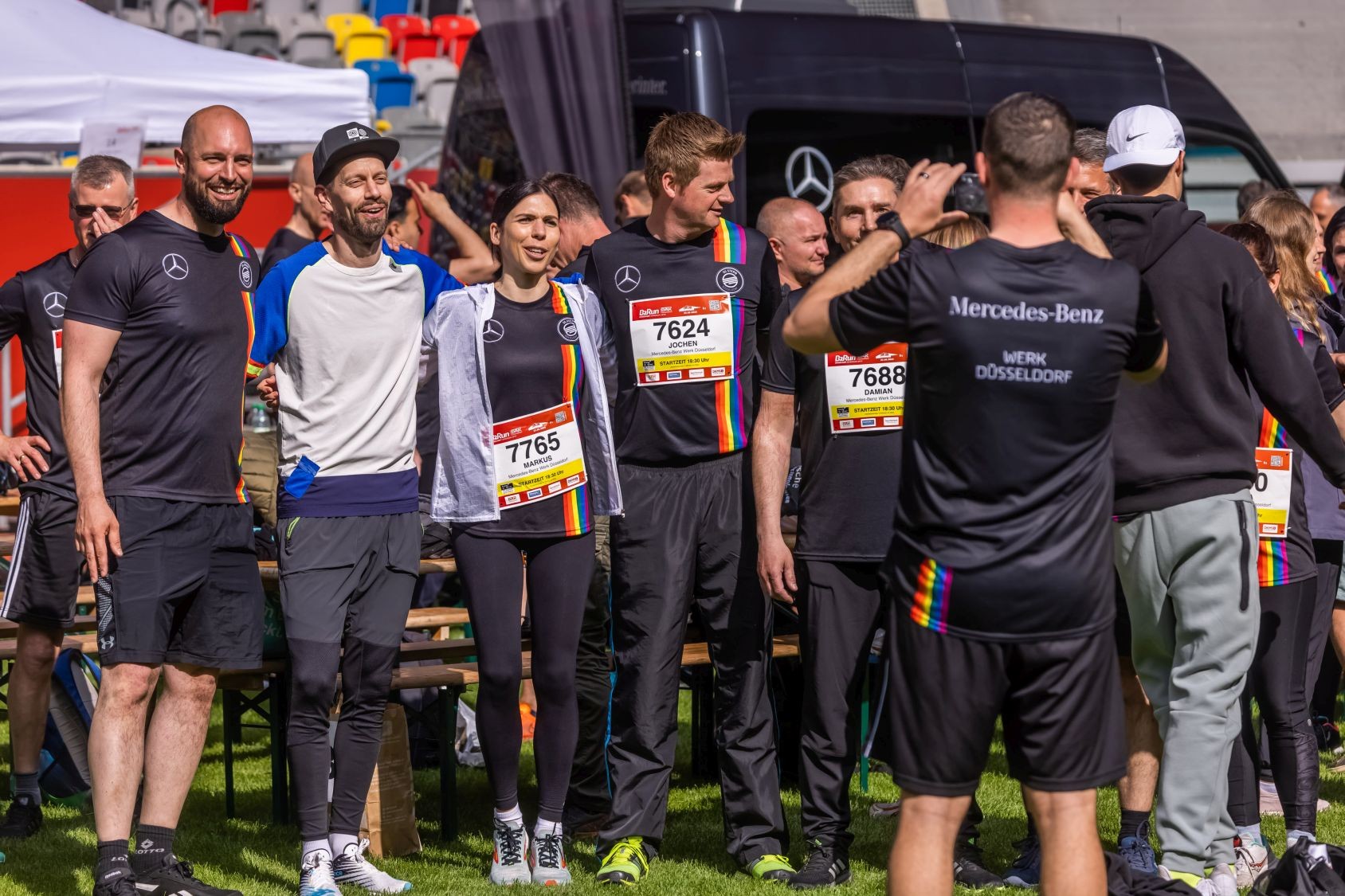 Erste Bilder und Impressionen vom B2Run Düsseldorf 2023 #gemeinsamaktiv