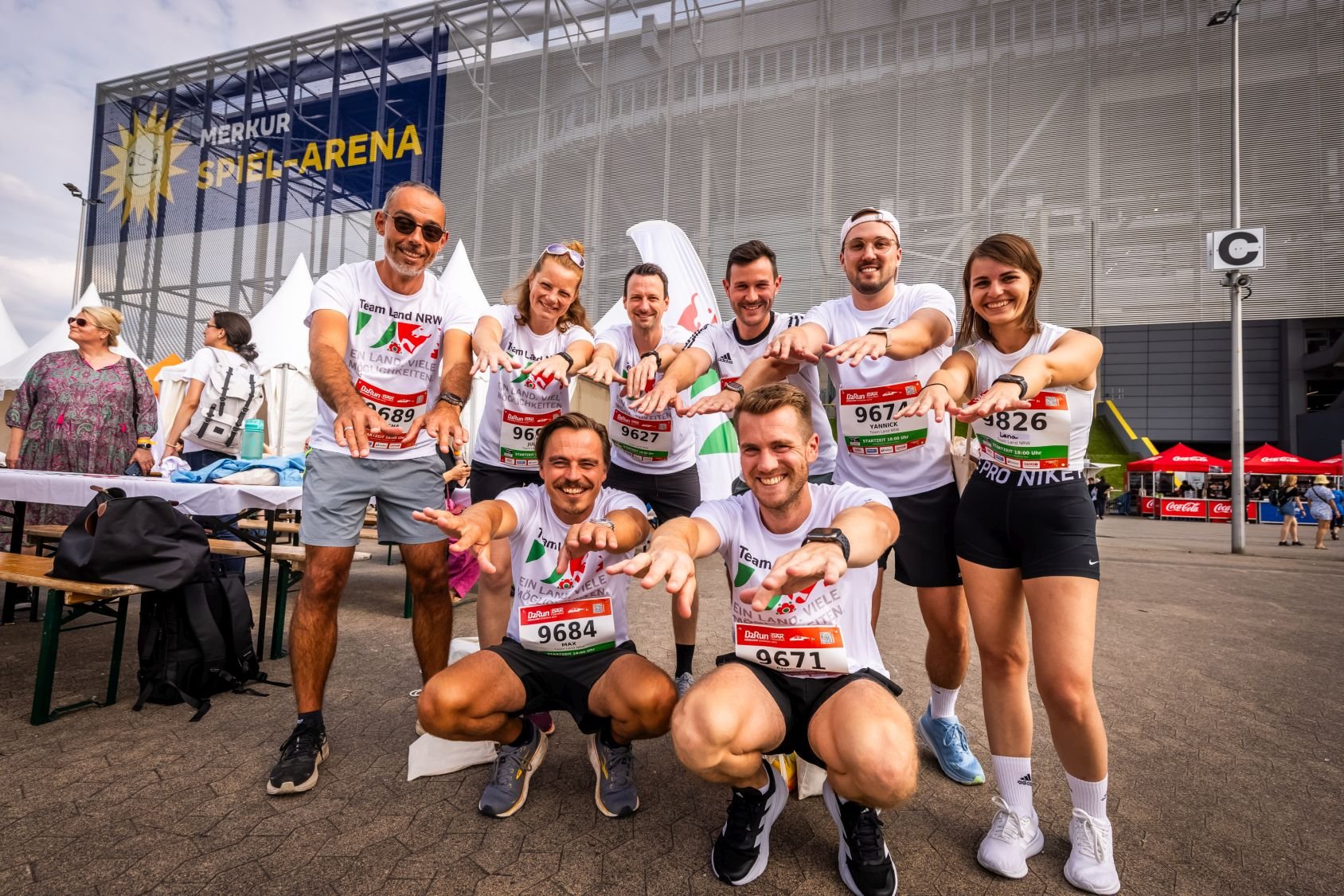 Impressionen beim B2Run Düsseldorf 2024 #gemeinsamaktiv