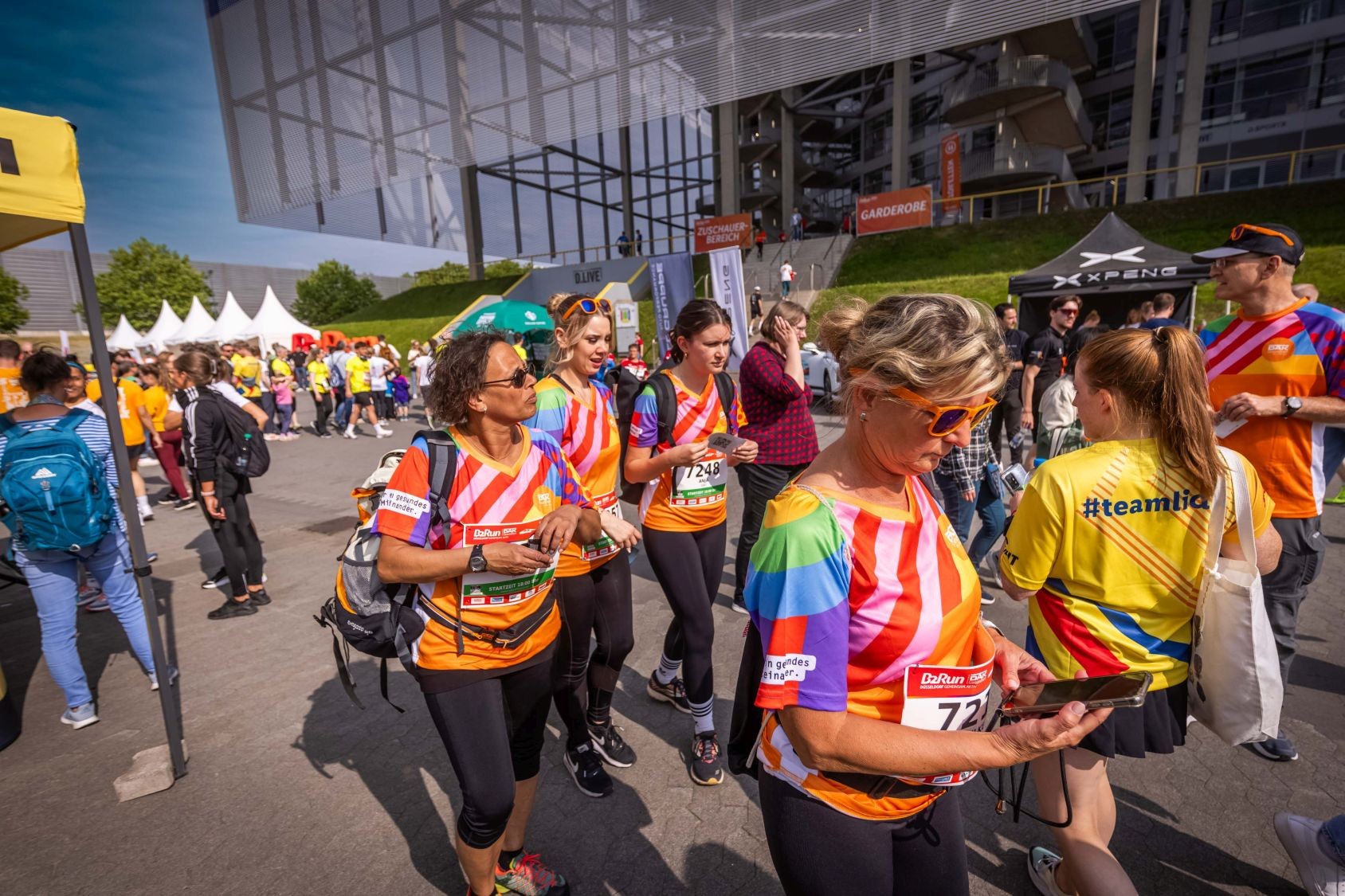 Impressionen beim B2Run Düsseldorf 2025 #gemeinsamaktiv