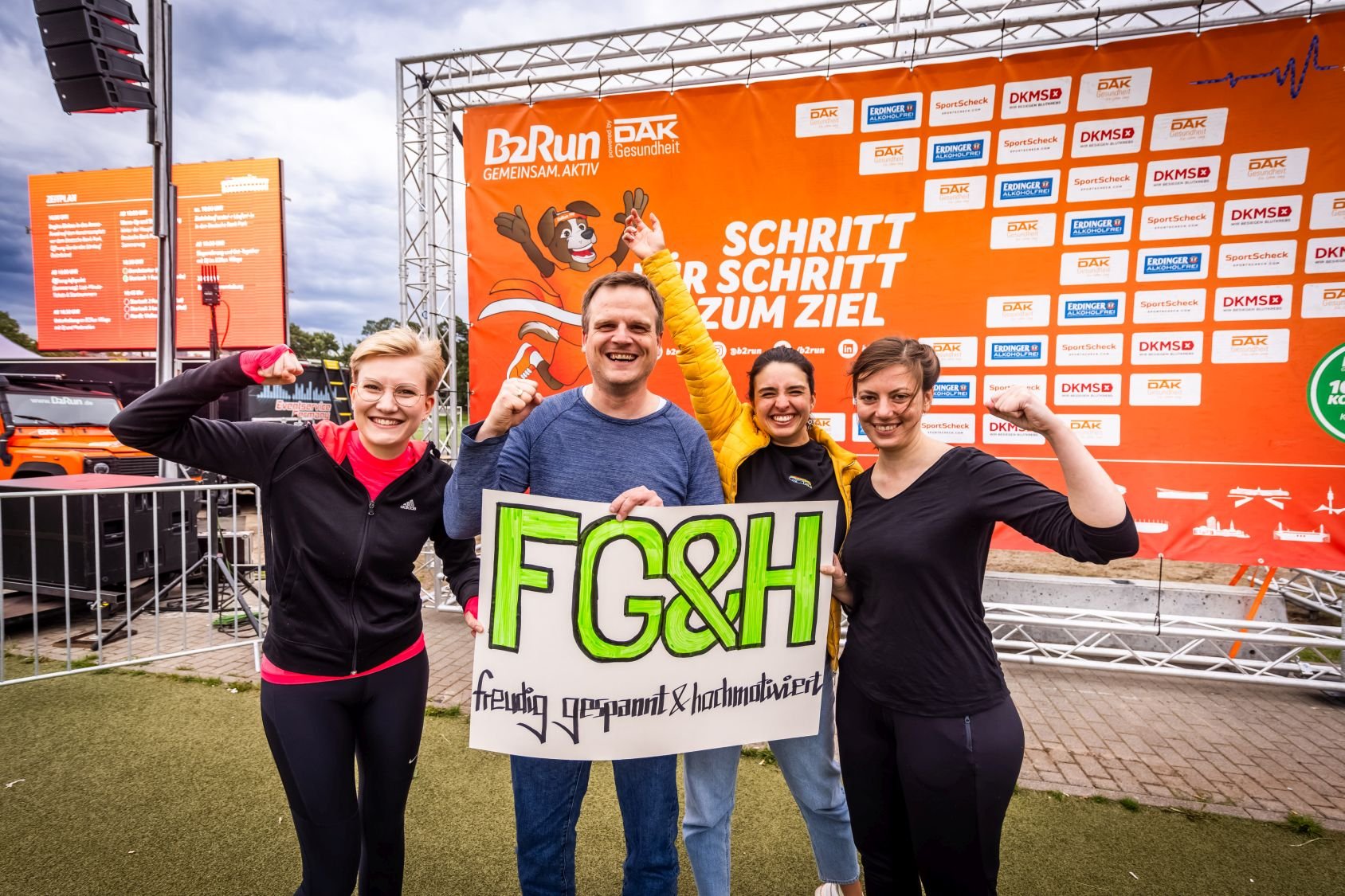 Erste Bilder vom B2Run Frankfurt 2023 #gemeinsamaktiv