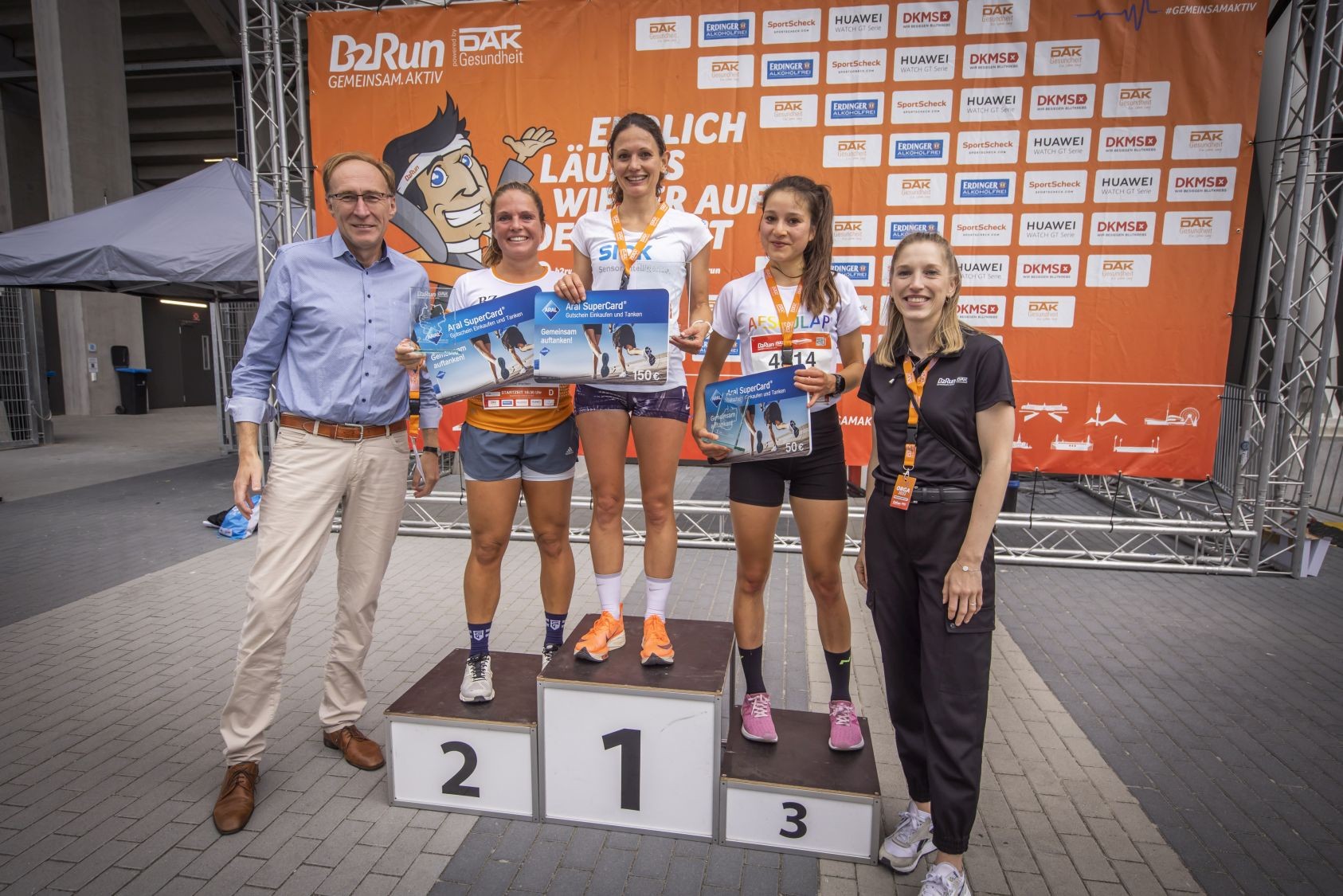 Erste Bilder vom B2Run Freiburg 2022 #gemeinsamaktiv