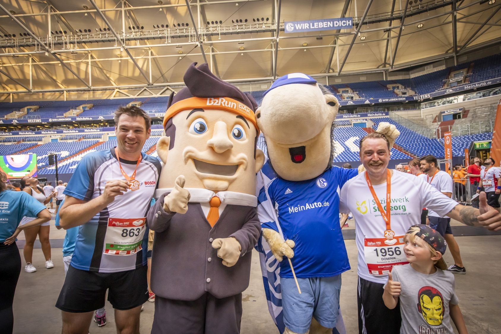Erste Bilder und Impressionen vom B2Run Gelsenkirchen 2022 gemeinsamaktiv