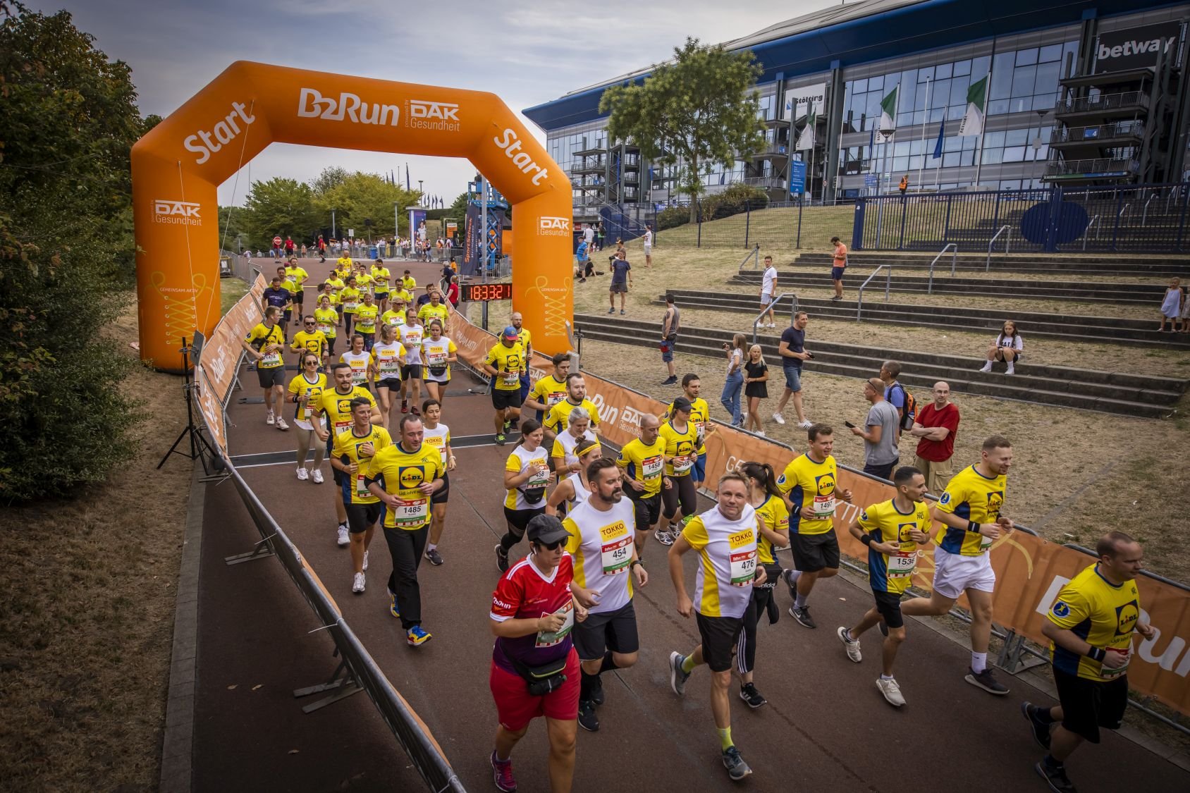 Erste Bilder und Impressionen vom B2Run Gelsenkirchen 2022 #gemeinsamaktiv