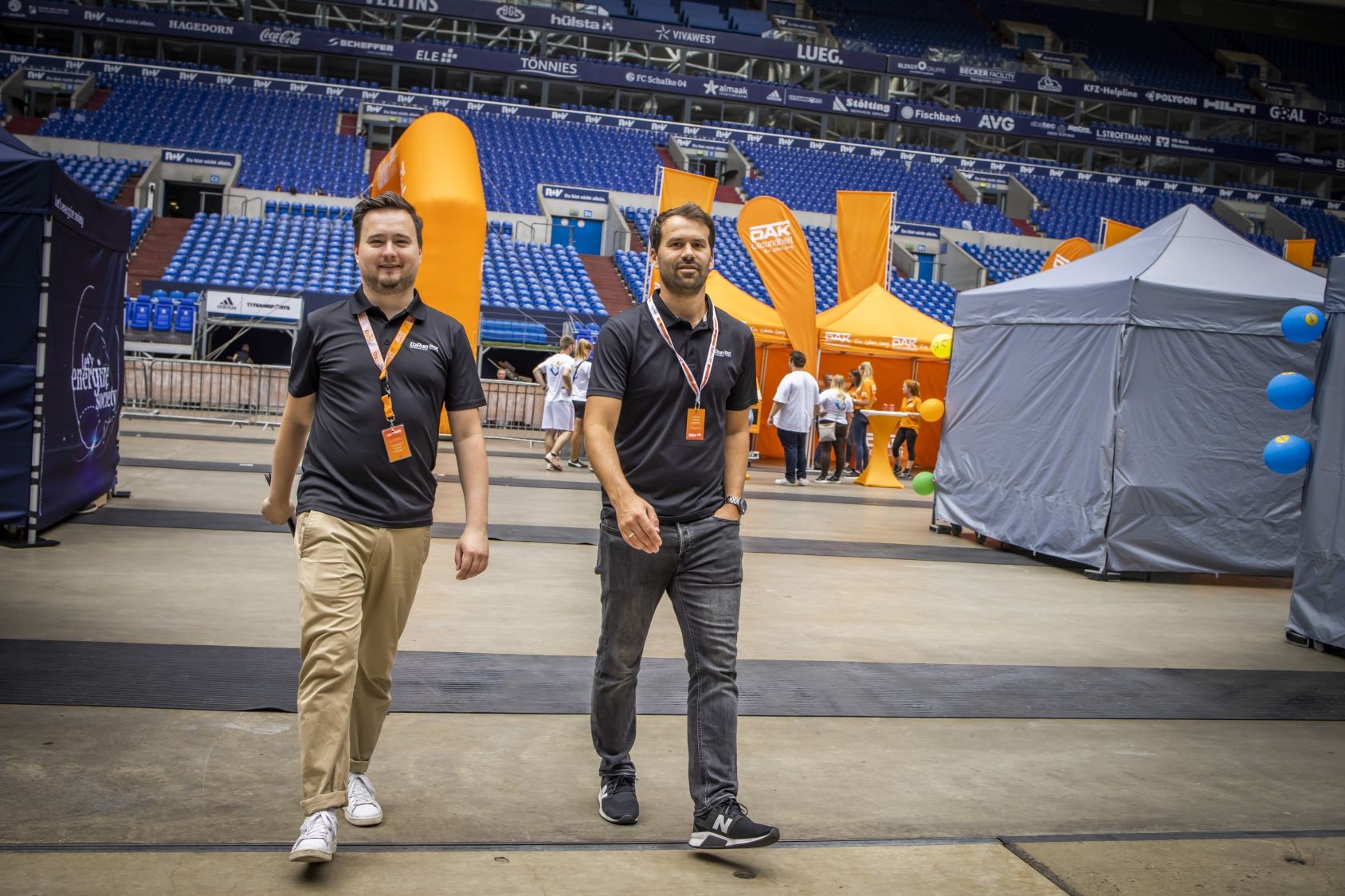 Impressionen vom B2Run Gelsenkirchen 2022 und vom Start vor der VELTINS