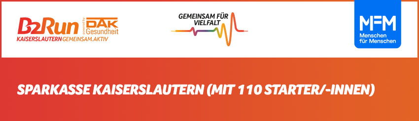 Größtes Charity Team beim B2Run Kaiserslautern