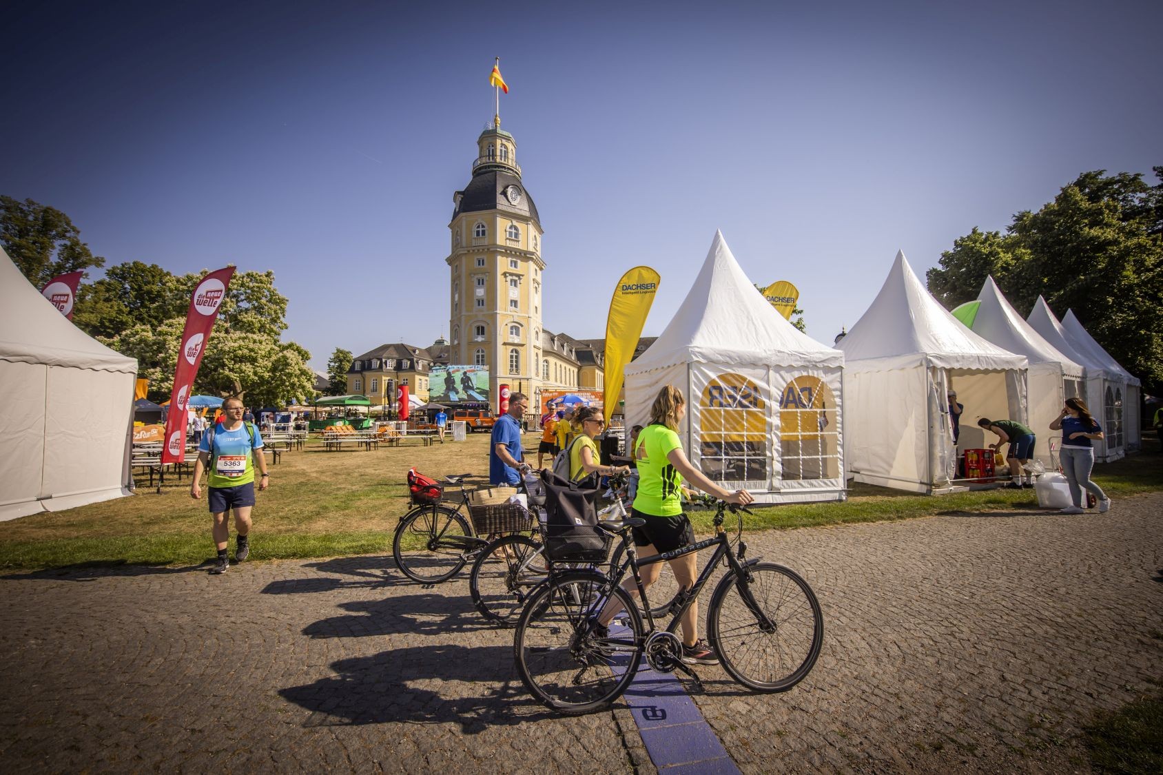 Erste Bilder vom B2Run Karlsruhe 2022 #gemeinsamaktiv