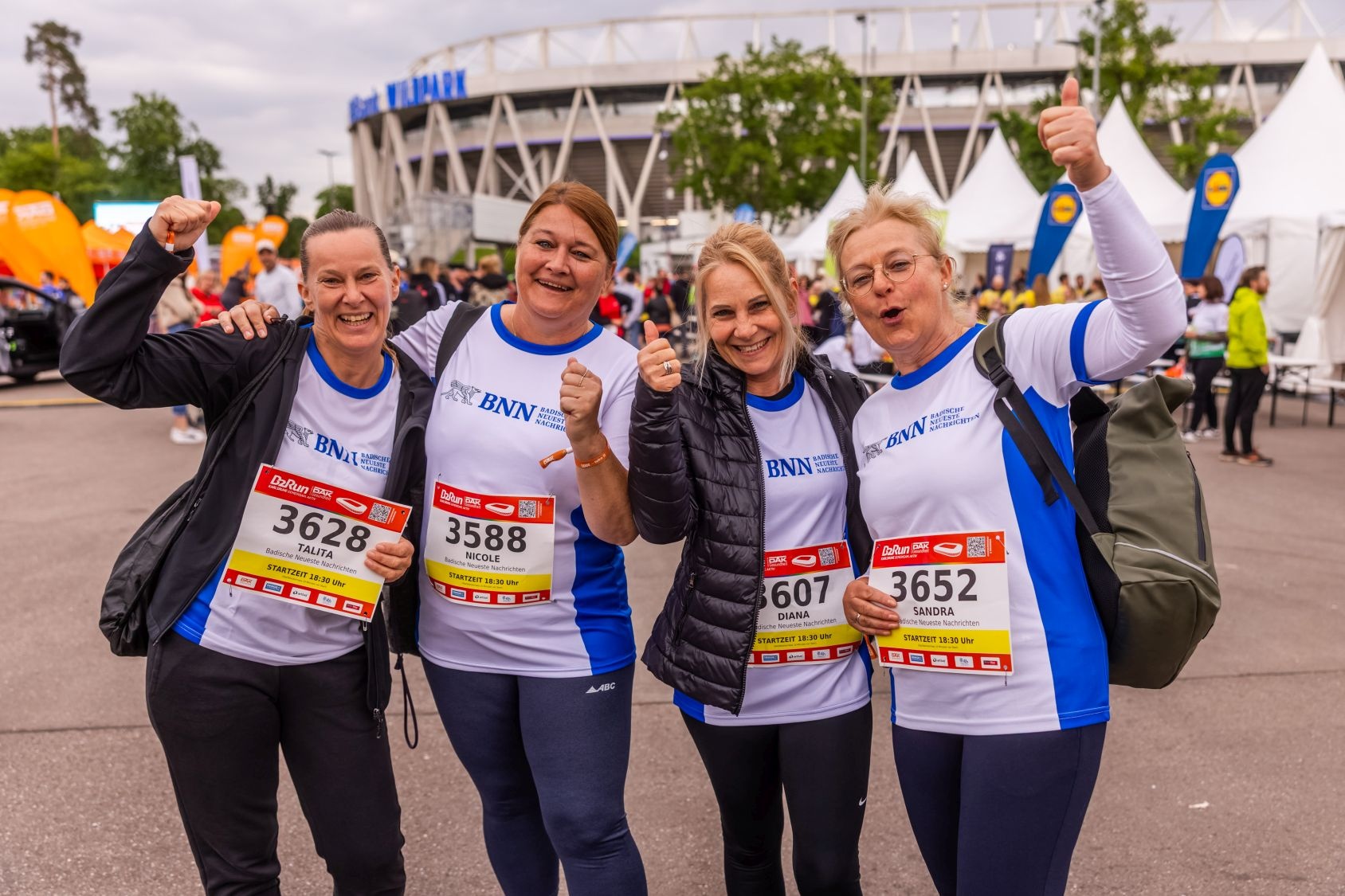 Erste Bilder vom B2Run Karlsruhe 2025 #gemeinsamaktiv