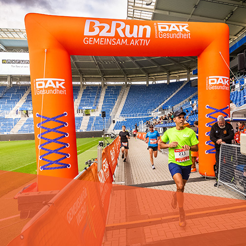 Firmenlauf Karlsruhe Bilder Ziel