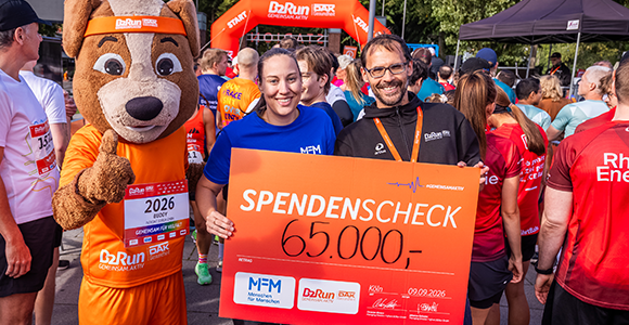 Spendencheck B2Run x Menschen für Menschen