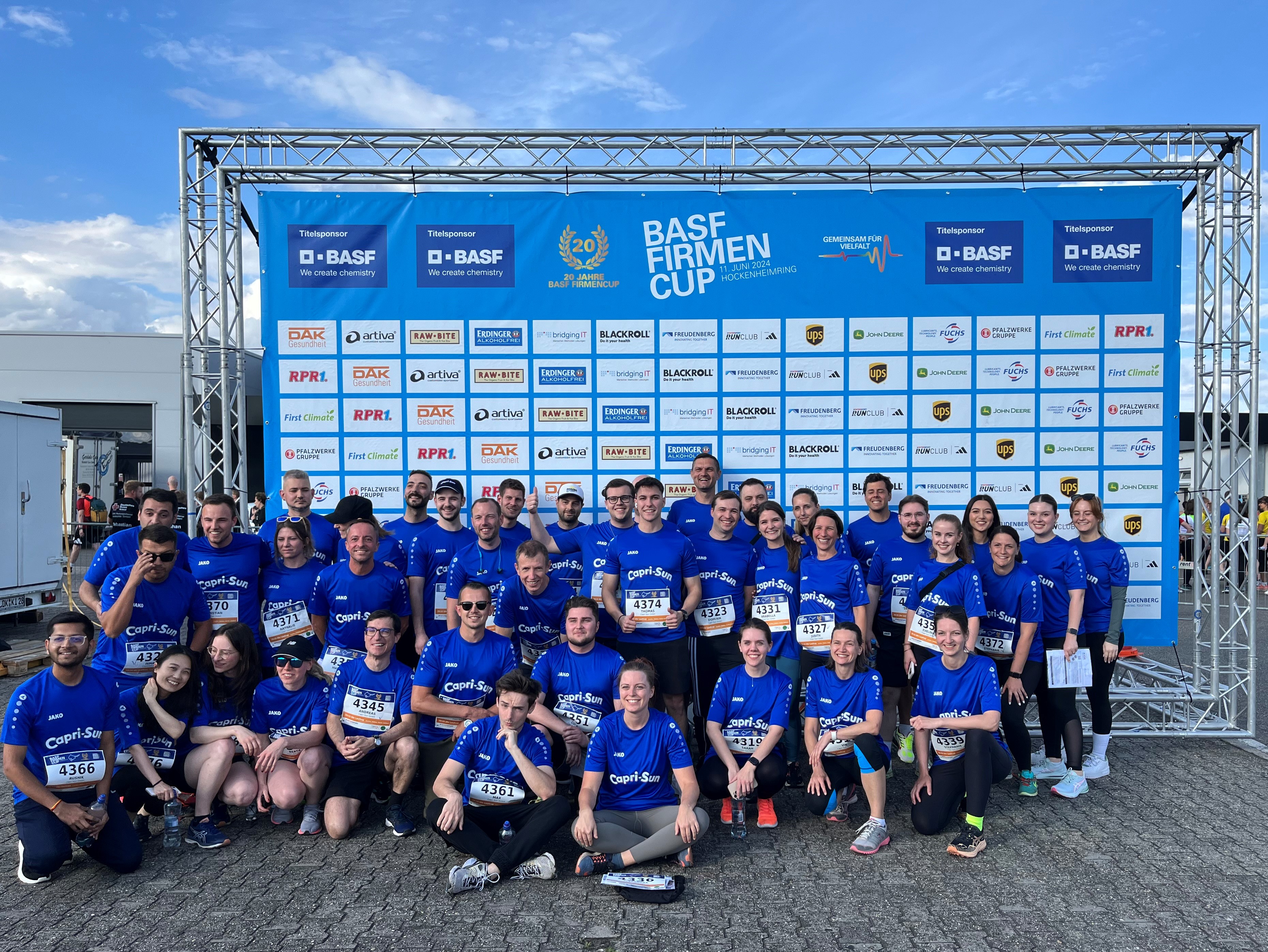 Capri Sun beim BASF FIRMENCUP