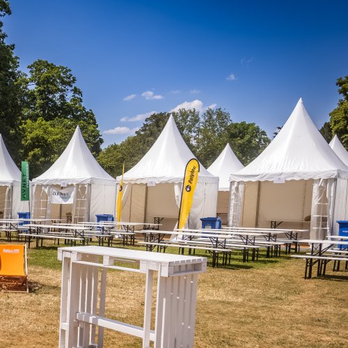 Teamstandpaket mit 3x3m Pagodenzelt - BASF FIRMENCUP 2026